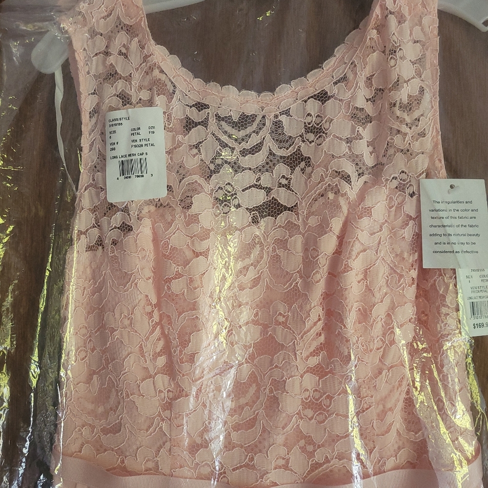 Long Bridesmaid Dress with Lace Bodice - Petal - Picture 3 of 5